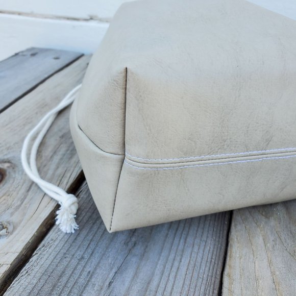 Project Bag for Knitting, Crochet, Yarn Storage and Organization! Medium Yellow - Picture 8 of 11